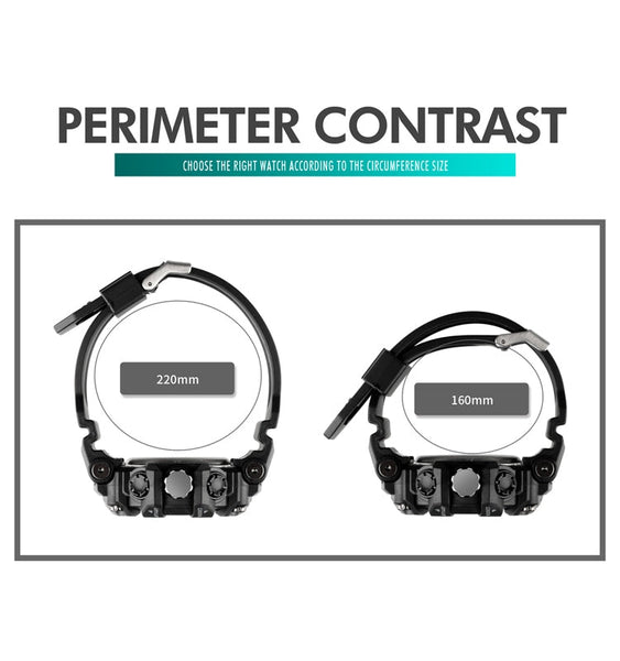 SKMEI 1742 Four-screen LED Digital Display Luminous Sports Shockproof Electronic Watch for Men