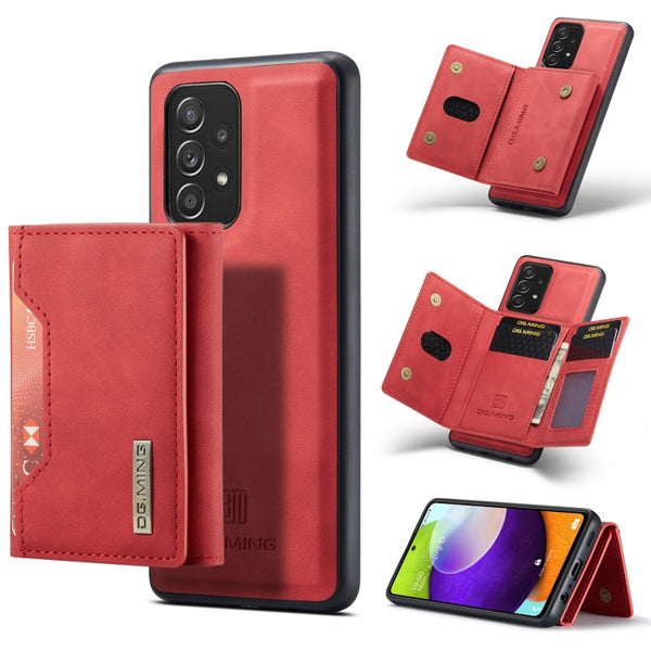 DG.MING M2 Series 3-Fold Multi Card Bag + Magnetic Back Cover Shockproof Case with Wallet & Holder Function, For Samsung Galaxy A52 5G / 4G, For Samsung Galaxy Note20, For Samsung Galaxy S20 FE