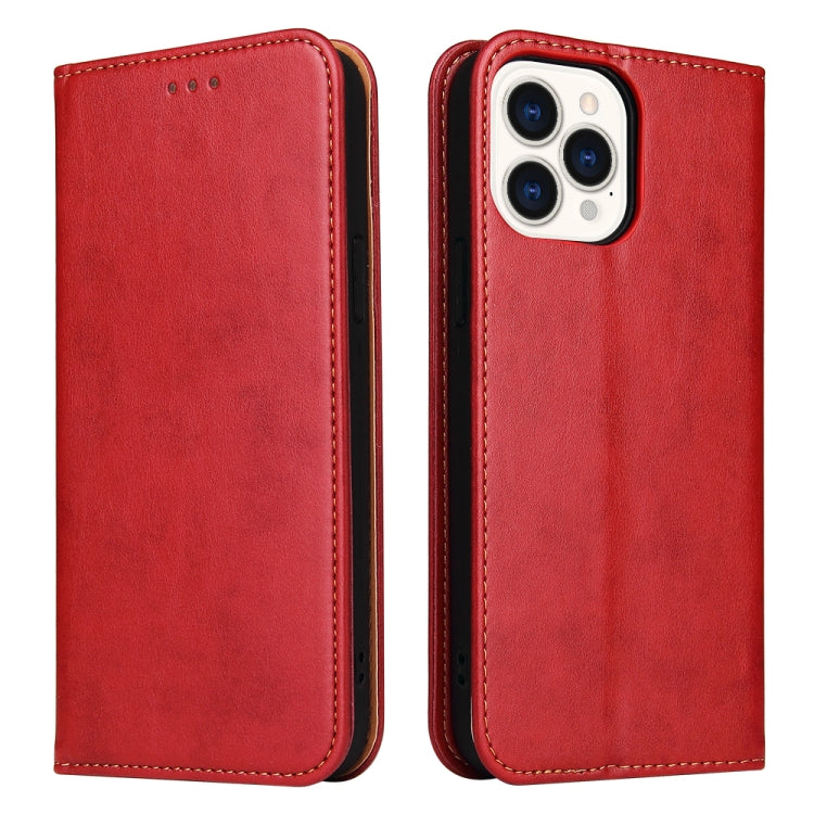 Fierre Shann PU Leather Texture Horizontal Flip Leather Case with Holder & Card Slots & Wallet, For iPhone 13 Pro Max, For iPhone 13 mini, For iPhone 13 Pro, For iPhone 13