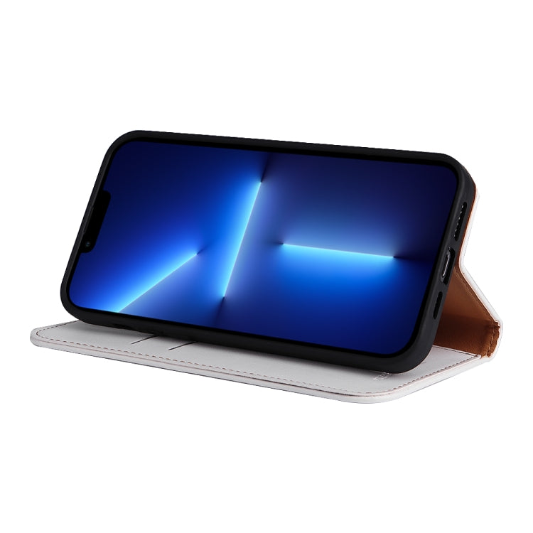 Fierre Shann PU Leather Texture Horizontal Flip Leather Case with Holder & Card Slots & Wallet, For iPhone 13 Pro Max, For iPhone 13 mini, For iPhone 13 Pro, For iPhone 13