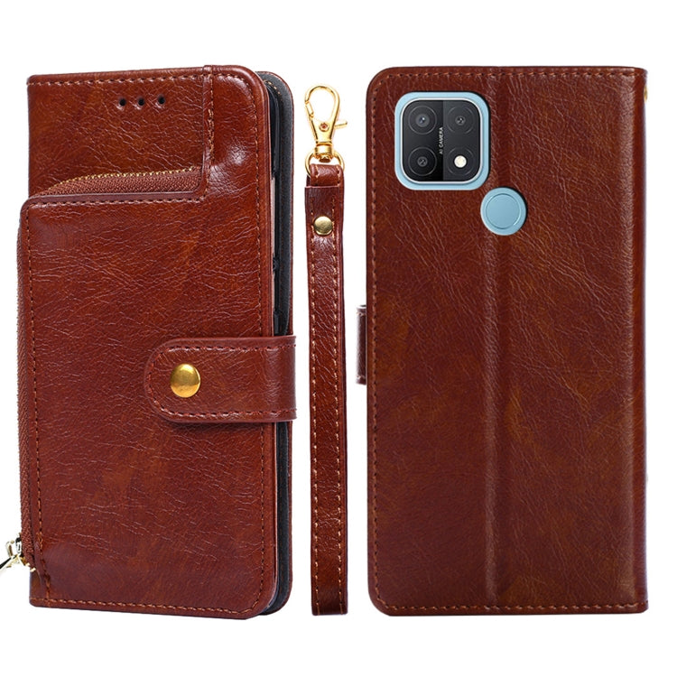 Zipper Bag PU + TPU Horizontal Flip Leather Case with Holder & Card Slot & Wallet & Lanyard