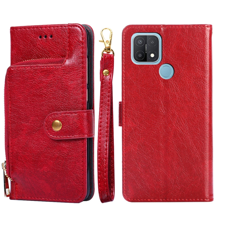 Zipper Bag PU + TPU Horizontal Flip Leather Case with Holder & Card Slot & Wallet & Lanyard
