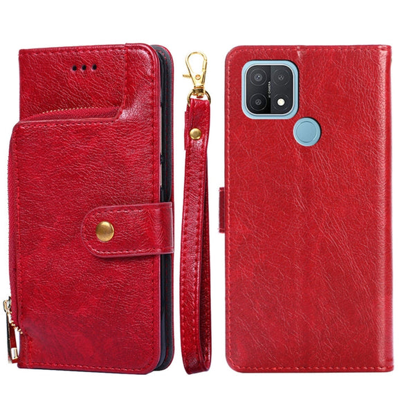 Zipper Bag PU + TPU Horizontal Flip Leather Case with Holder & Card Slot & Wallet & Lanyard