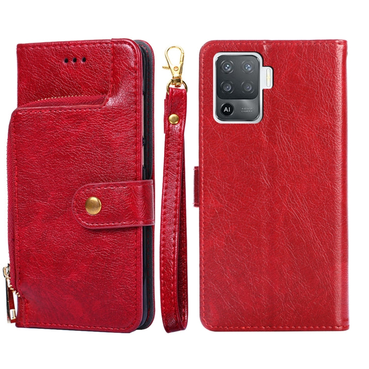 Zipper Bag PU + TPU Horizontal Flip Leather Case with Holder & Card Slot & Wallet & Lanyard