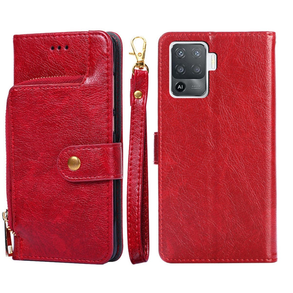 Zipper Bag PU + TPU Horizontal Flip Leather Case with Holder & Card Slot & Wallet & Lanyard