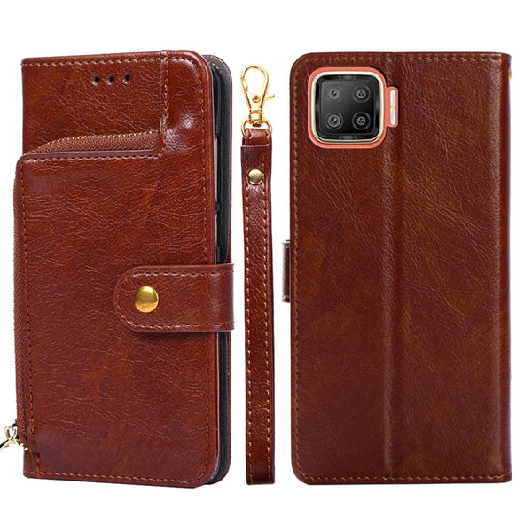 Zipper Bag PU + TPU Horizontal Flip Leather Case with Holder & Card Slot & Wallet & Lanyard