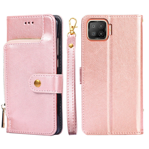Zipper Bag PU + TPU Horizontal Flip Leather Case with Holder & Card Slot & Wallet & Lanyard