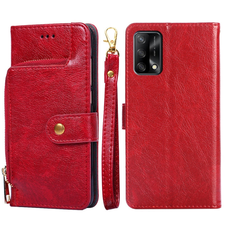 Zipper Bag PU + TPU Horizontal Flip Leather Case with Holder & Card Slot & Wallet & Lanyard