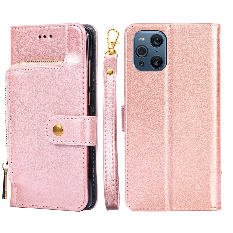 Zipper Bag PU + TPU Horizontal Flip Leather Case with Holder & Card Slot & Wallet & Lanyard