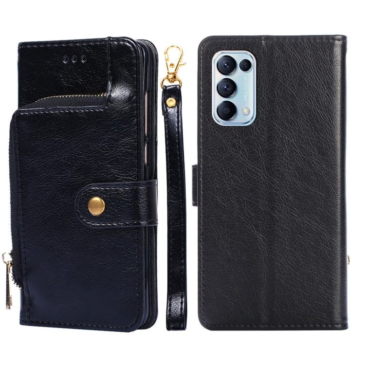 Zipper Bag PU + TPU Horizontal Flip Leather Case with Holder & Card Slot & Wallet & Lanyard