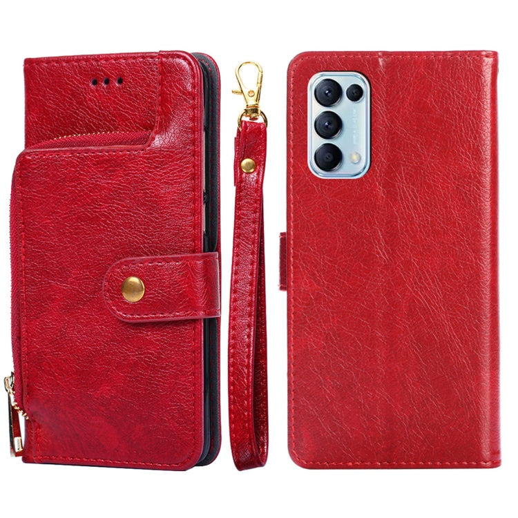 Zipper Bag PU + TPU Horizontal Flip Leather Case with Holder & Card Slot & Wallet & Lanyard