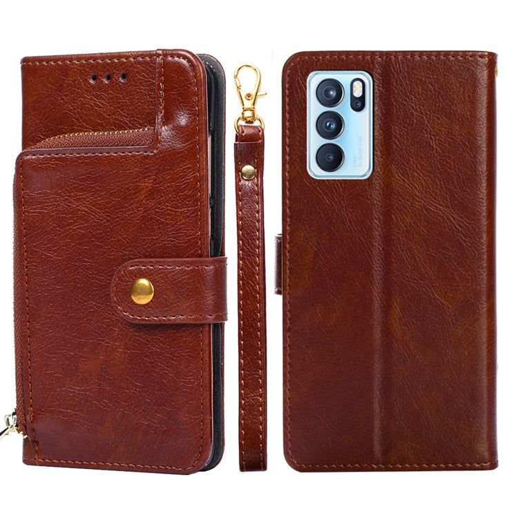 Zipper Bag PU + TPU Horizontal Flip Leather Case with Holder & Card Slot & Wallet & Lanyard