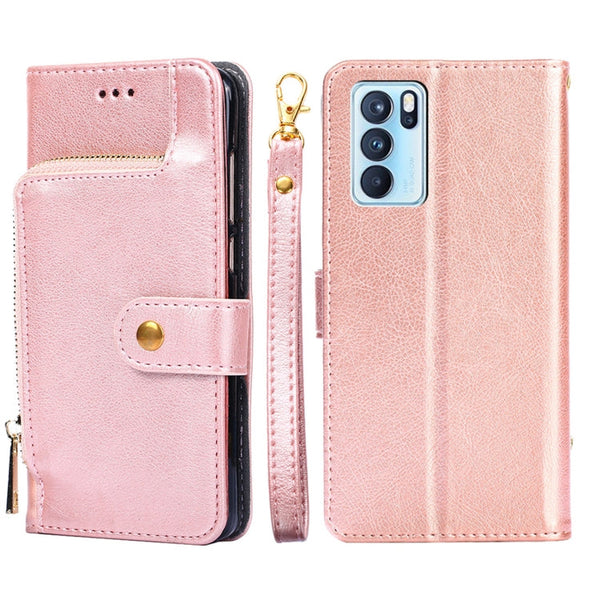 Zipper Bag PU + TPU Horizontal Flip Leather Case with Holder & Card Slot & Wallet & Lanyard