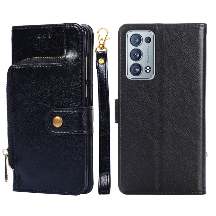 Zipper Bag PU + TPU Horizontal Flip Leather Case with Holder & Card Slot & Wallet & Lanyard