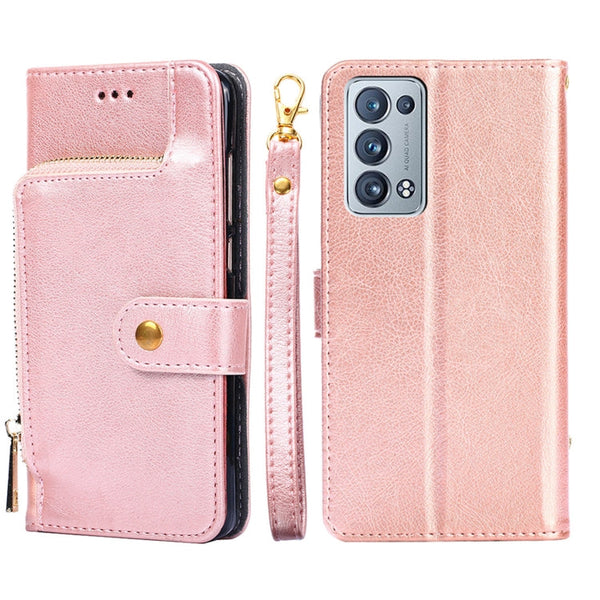 Zipper Bag PU + TPU Horizontal Flip Leather Case with Holder & Card Slot & Wallet & Lanyard