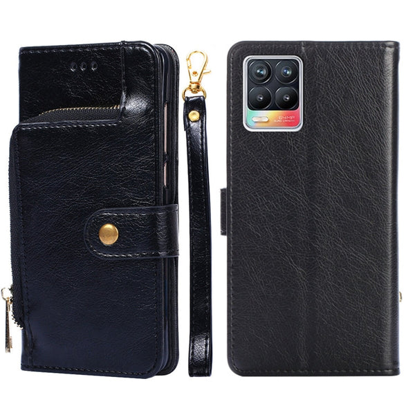 Zipper Bag PU + TPU Horizontal Flip Leather Case with Holder & Card Slot & Wallet & Lanyard