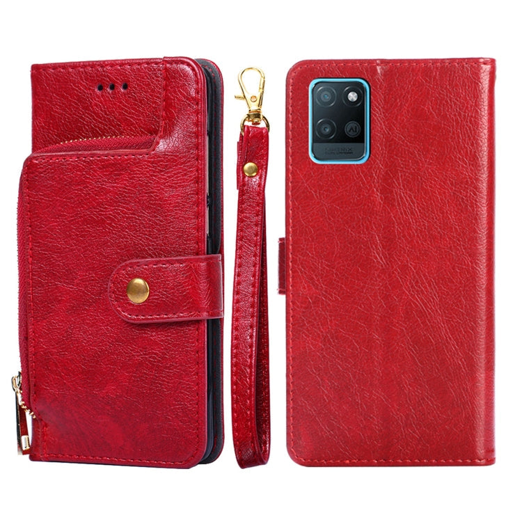 Zipper Bag PU + TPU Horizontal Flip Leather Case with Holder & Card Slot & Wallet & Lanyard