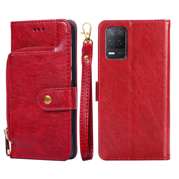 Zipper Bag PU + TPU Horizontal Flip Leather Case with Holder & Card Slot & Wallet & Lanyard