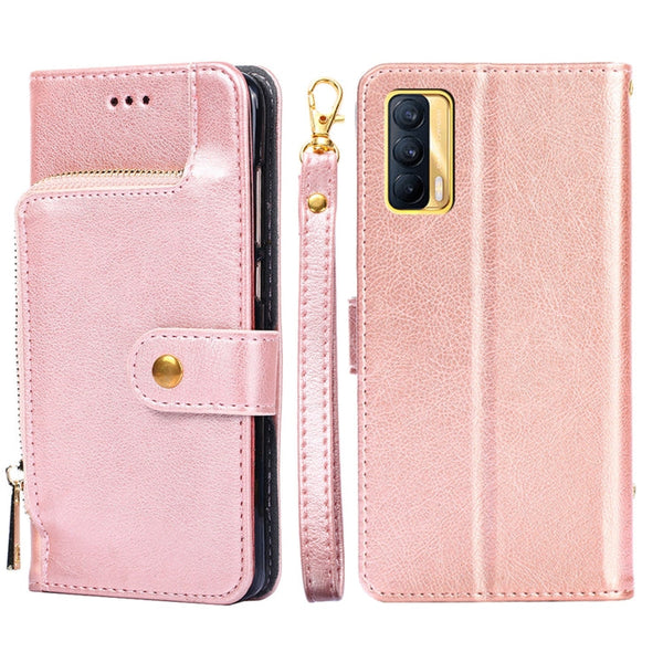 Zipper Bag PU + TPU Horizontal Flip Leather Case with Holder & Card Slot & Wallet & Lanyard