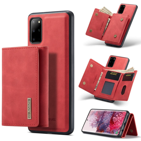 DG.MING M1 Series 3-Fold Multi Card Wallet  Back Cover Shockproof Case with Holder Function, For Samsung Galaxy S20 Ultra, For Samsung Galaxy S20+