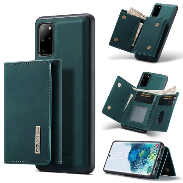 DG.MING M1 Series 3-Fold Multi Card Wallet  Back Cover Shockproof Case with Holder Function, For Samsung Galaxy S20 Ultra, For Samsung Galaxy S20+