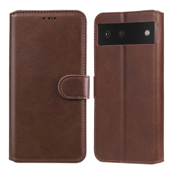Classic Calf Texture PU + TPU Horizontal Flip Leather Case with Holder & Card Slots & Wallet, For vivo V21, For vivo V21e, For vivo Y72 5G, For Google Pixel 6