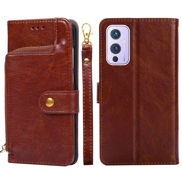 Zipper Bag PU + TPU Horizontal Flip Leather Case with Holder & Card Slot & Wallet & Lanyard