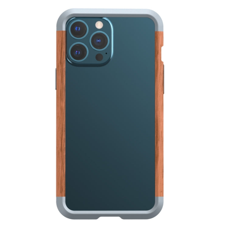 R-JUST Shockproof Iron + Wood Bumper Protective Case