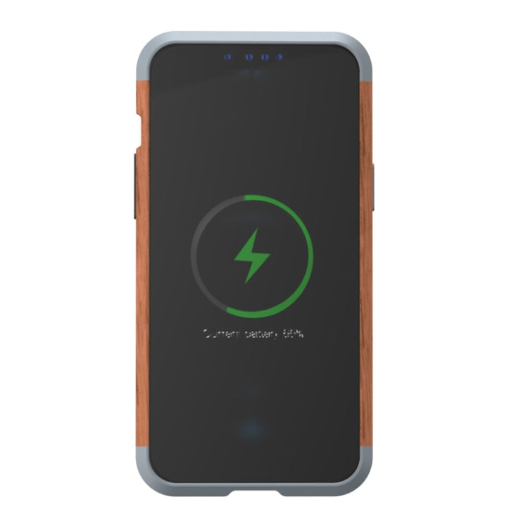 R-JUST Shockproof Iron + Wood Bumper Protective Case