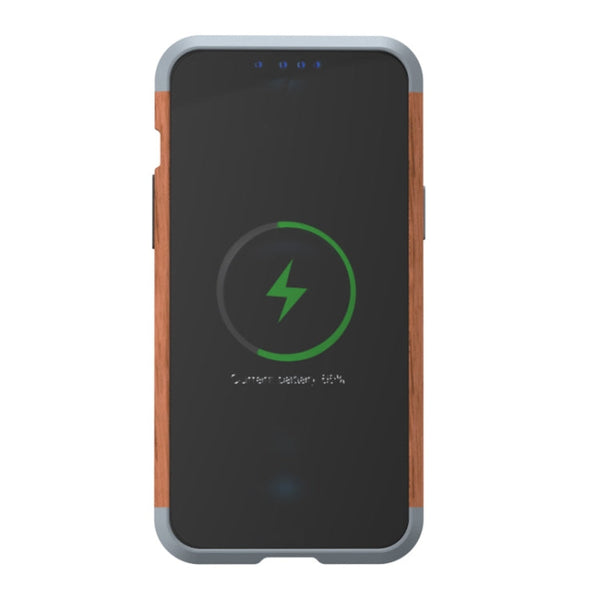 R-JUST Shockproof Iron + Wood Bumper Protective Case