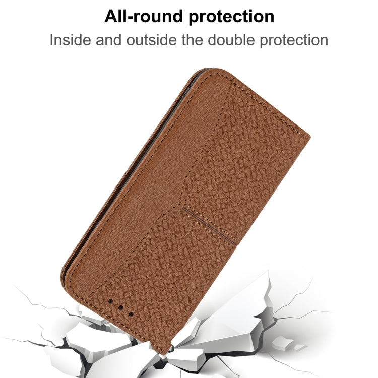 Woven Texture Stitching Magnetic Horizontal Flip PU Leather Case with Holder & Card Slots & Wallet & Lanyard, For iPhone 8 Plus / 7 Plus, For iPhone 11, For iPhone 11 Pro, For iPhone 11 Pro Max