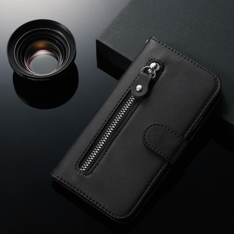 Fashion Calf Texture Zipper Horizontal Flip PU Leather Case, with Holder & Card Slots & Wallet, For Huawei Honor 9X / Honor 9X Pro