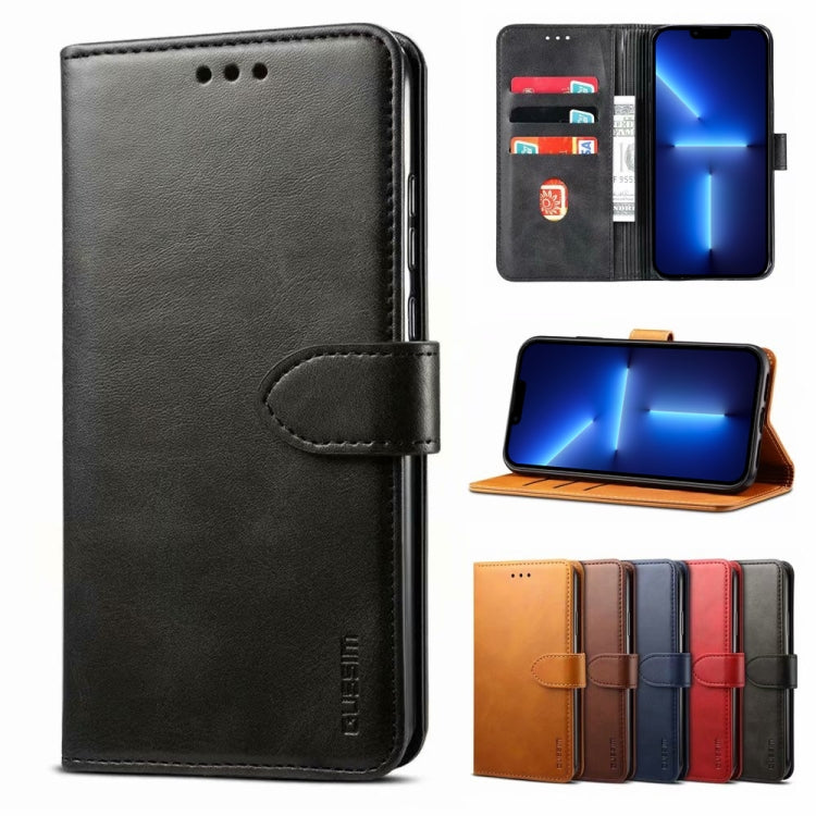 GUSSIM Business Style Horizontal Flip Leather Case with Holder & Card Slots & Wallet, For iPhone 13, For iPhone 13 Pro, For iPhone 13 Pro Max