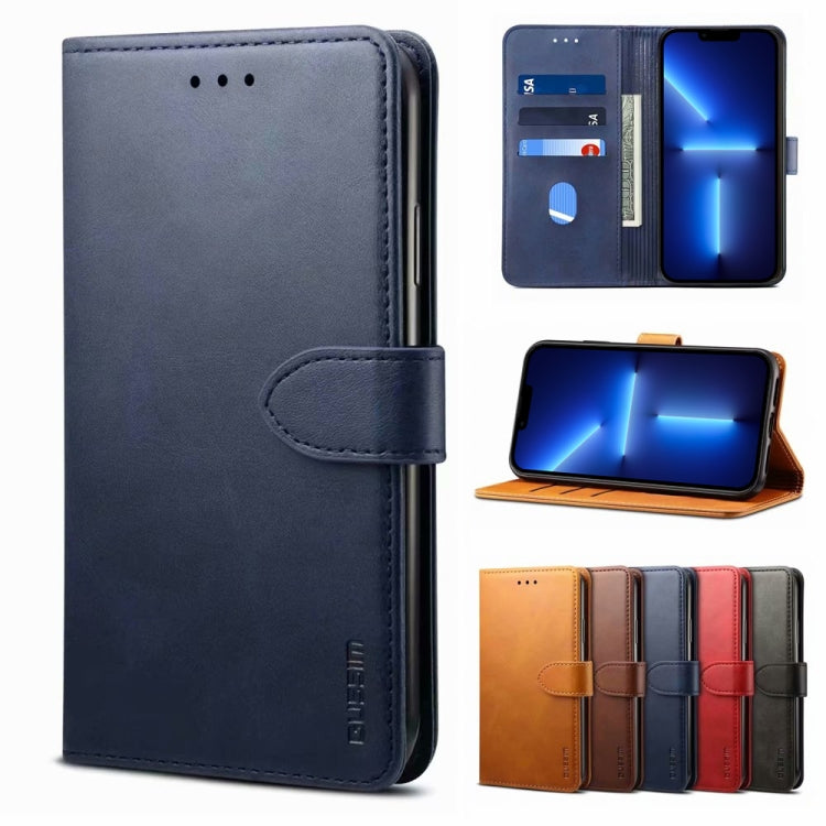 GUSSIM Business Style Horizontal Flip Leather Case with Holder & Card Slots & Wallet, For iPhone 13, For iPhone 13 Pro, For iPhone 13 Pro Max