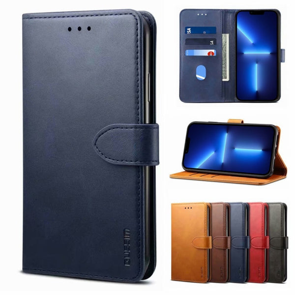GUSSIM Business Style Horizontal Flip Leather Case with Holder & Card Slots & Wallet, For iPhone 13, For iPhone 13 Pro, For iPhone 13 Pro Max
