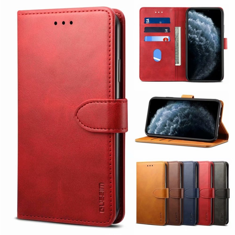 GUSSIM Business Style Horizontal Flip Leather Case with Holder & Card Slots & Wallet, For iPhone 13, For iPhone 13 Pro, For iPhone 13 Pro Max