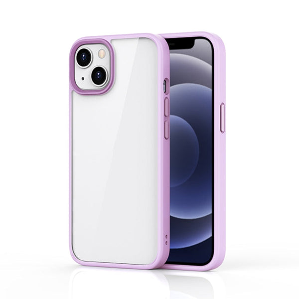 Ming Shield Hybrid Frosted Transparent PC + TPU Scratchproof Shockproof Case, For iPhone 13 mini, For iPhone 13, For iPhone 13 Pro