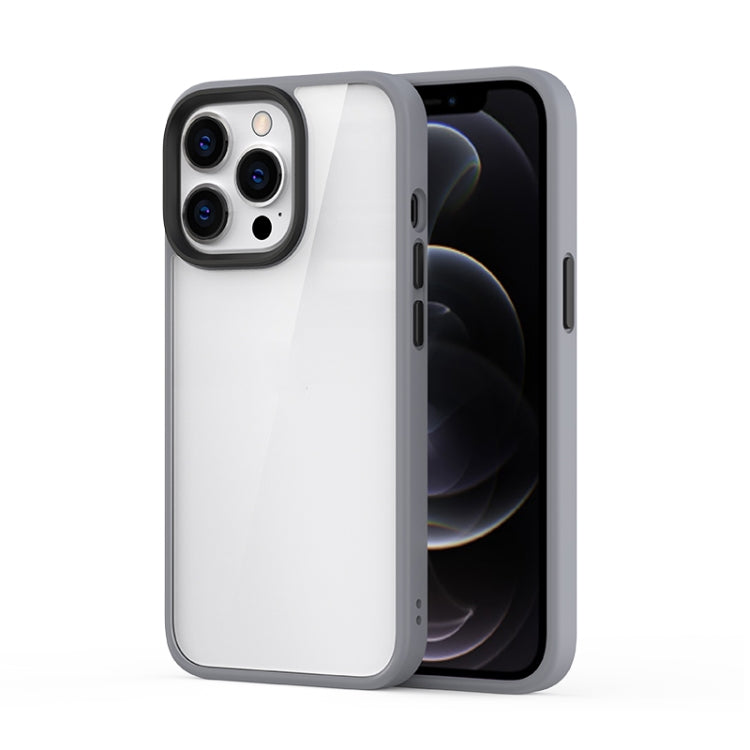 Ming Shield Hybrid Frosted Transparent PC + TPU Scratchproof Shockproof Case, For iPhone 13 mini, For iPhone 13, For iPhone 13 Pro