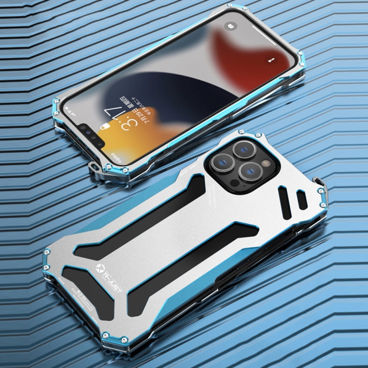 R-JUST Shockproof Armor Metal Protective Case