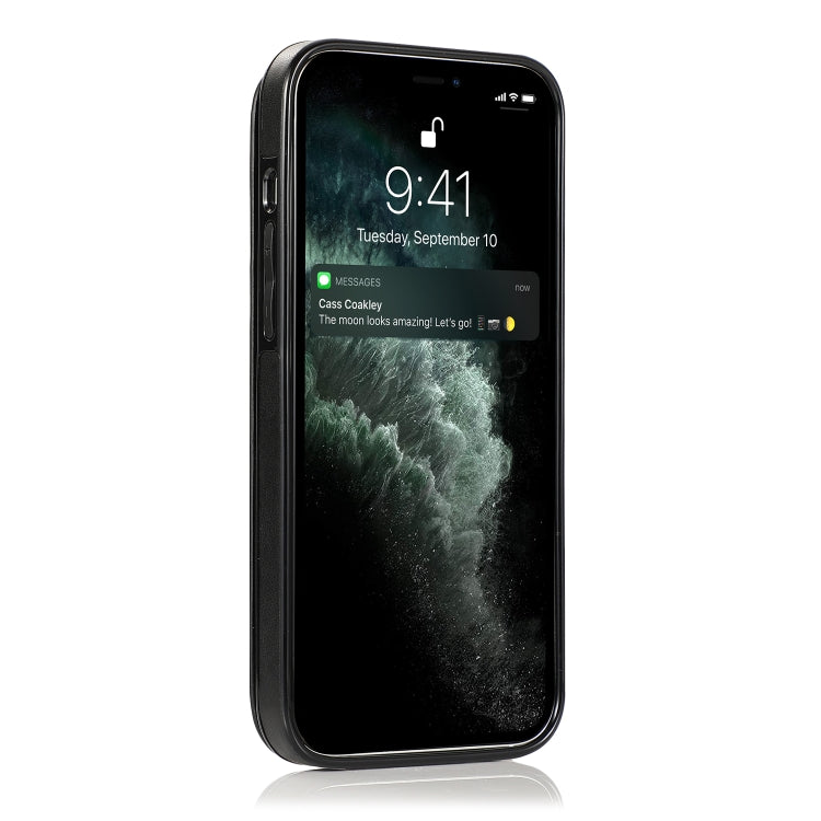 Butterflies Flowers Double Buckle PU + TPU Protective Case with Holder & Card Slots & Photo Frame, For iPhone 13 mini, For iPhone 13