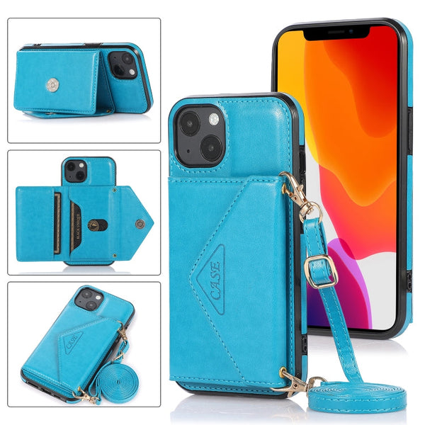 Multi-functional Cross-body Card Bag TPU+PU Back Cover Case with Holder & Card Slot & Wallet, For iPhone 13 mini, For iPhone 13, For iPhone 13 Pro, For iPhone 13 Pro Max
