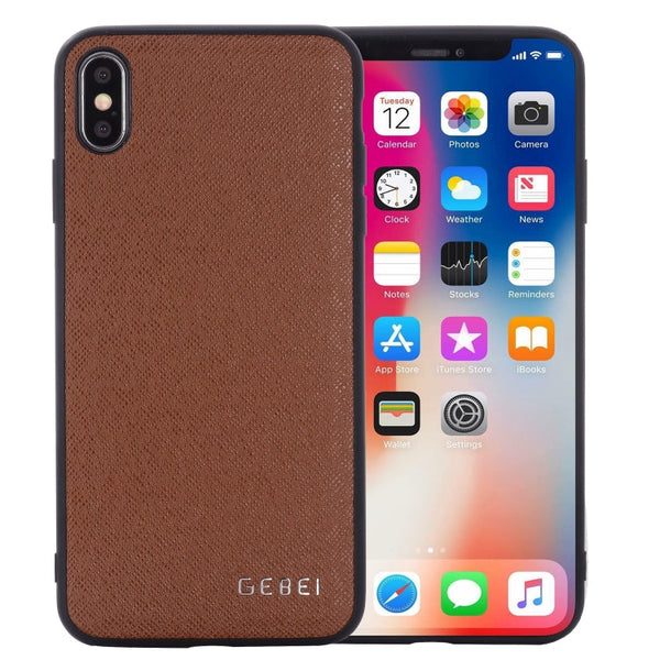 GEBEI Full-coverage Shockproof Leather Protective Case, For iPhone 11, For iPhone 11 Pro, For iPhone 11 Pro Max