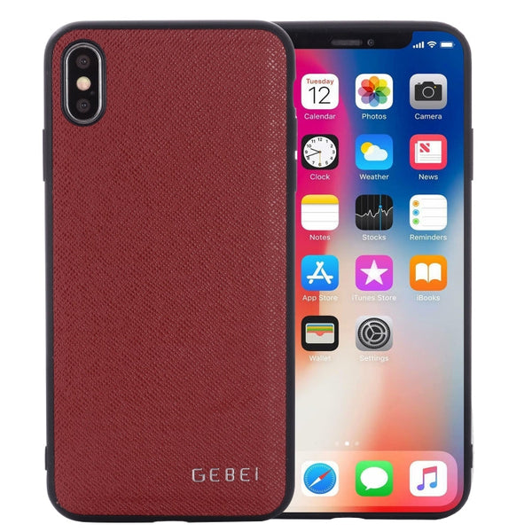 GEBEI Full-coverage Shockproof Leather Protective Case, For iPhone 11, For iPhone 11 Pro, For iPhone 11 Pro Max
