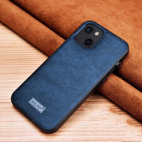 SULADA Shockproof TPU + Handmade Leather Protective Case