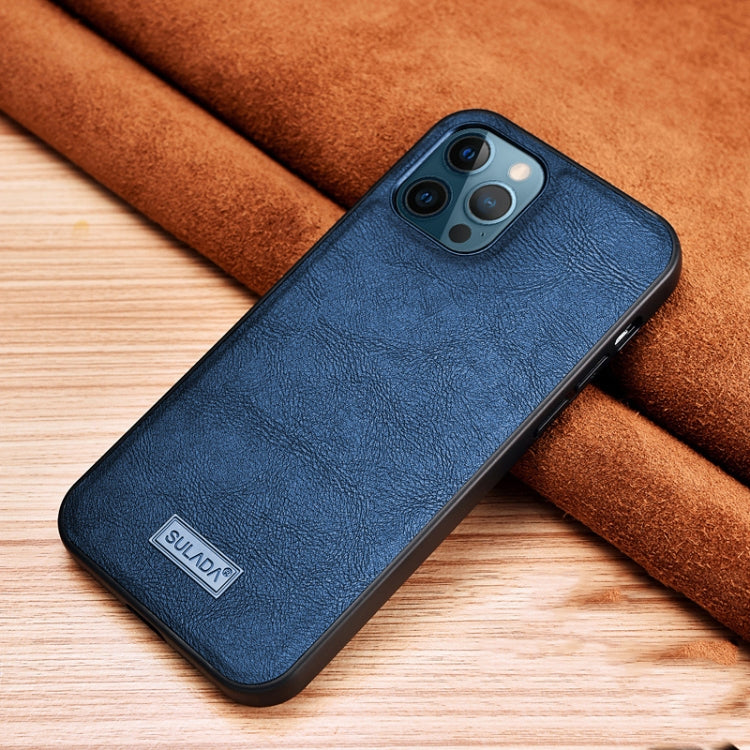 SULADA Shockproof TPU + Handmade Leather Protective Case