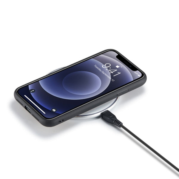 DG.MING M2 Series 3-Fold Multi Card Bag + Magnetic Back Cover Shockproof Case with Wallet & Holder Function, For iPhone 11, For iPhone 11 Pro, For iPhone 11 Pro Max