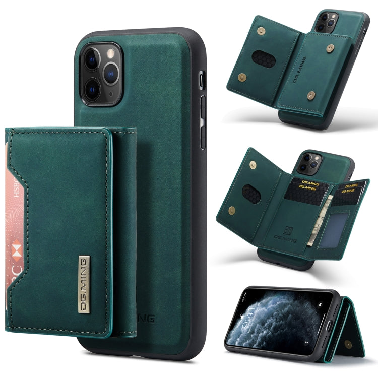 DG.MING M2 Series 3-Fold Multi Card Bag + Magnetic Back Cover Shockproof Case with Wallet & Holder Function, For iPhone 11, For iPhone 11 Pro, For iPhone 11 Pro Max