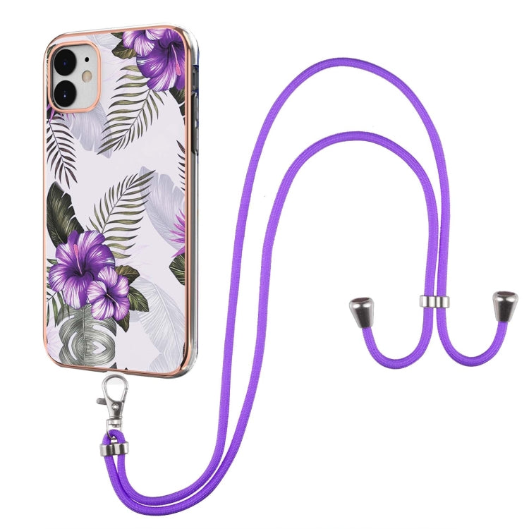 Electroplating Pattern IMD TPU Shockproof Case with Neck Lanyard, For iPhone 12 mini, For iPhone 12 / 12 Pro, For iPhone 12 Pro Max, For iPhone 11