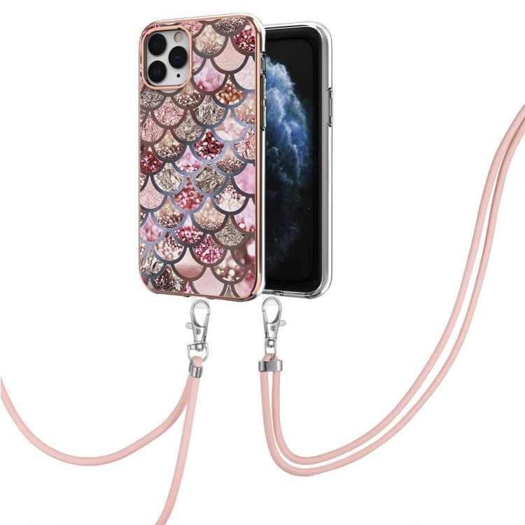 Electroplating Pattern IMD TPU Shockproof Case with Neck Lanyard, For iPhone 11 Pro, For iPhone 11 Pro Max, For iPhone XS / X, For iPhone XR