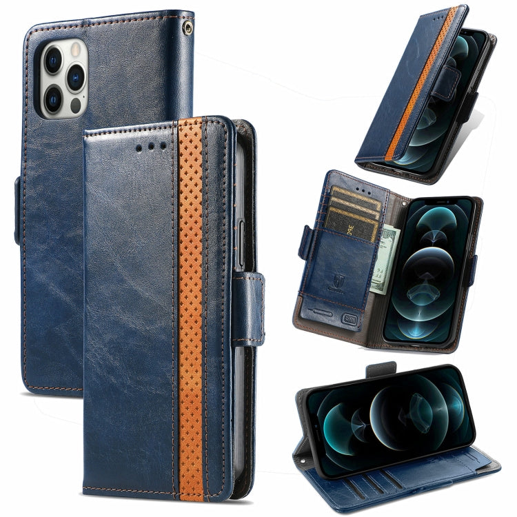 CaseNeo Business Splicing Dual Magnetic Buckle Horizontal Flip PU Leather Case with Holder & Card Slots & Wallet, For iPhone 6, For iPhone 7 / 8 / SE(2020), For iPhone 13, For iPhone 13 Pro Max
